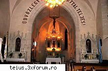interior biserica reformata din teius