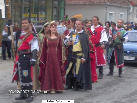 zilele orasului teius 2007 poze spectacol cavalerii medievali