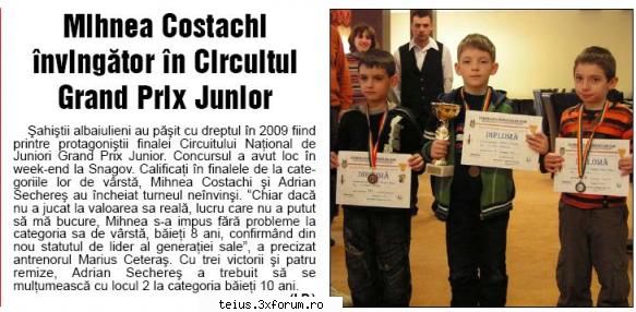 mihnea costachi invingator in circuitul grad prix au p�sit cu dreptul �n 2009 fiind printre finalei