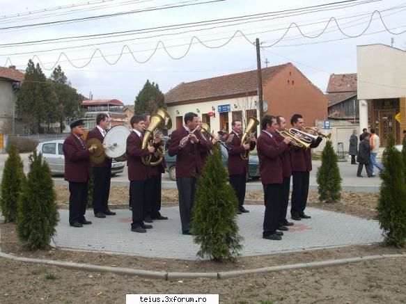 famfara din petresti in schimd de experienta la teius fanfara teius - poze de la