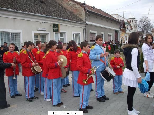 elevi teius fanfara teius - poze de la