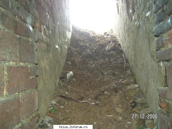 tunelul ( sau buncarul ) din cimitirul reformat de pe strada clujului poze de prin teius ... 