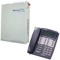 vand centrala telefonica hibrida ramcom 2/8 si telefon proprietar  doua linii externe si 8 ron tva