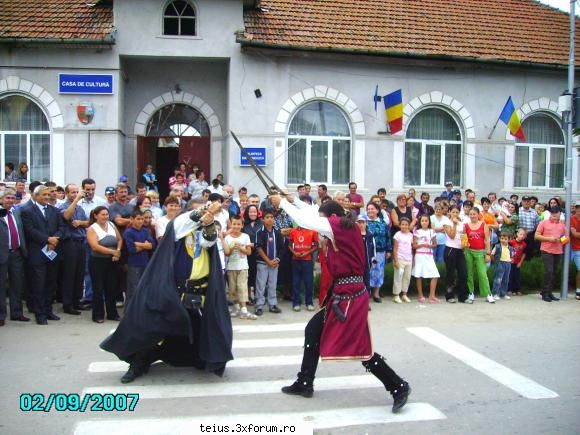 lupta zilele orasului teius - 2007 - discutii