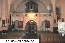 interior biserica reformata din teius